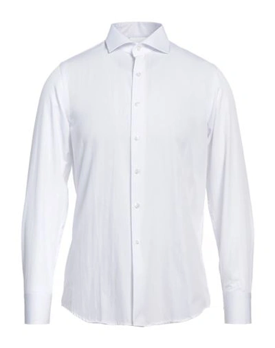 Shop Egon Von Furstenberg Man Shirt White Size 17 Cotton