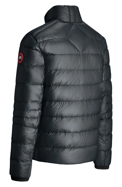 Shop Canada Goose Crofton Water Resistant Packable Quilted 750 Fill Power Down Jacket In Carbon - Carbone