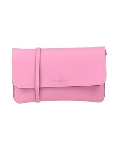 Shop Jw Anderson Woman Cross-body Bag Pink Size - Soft Leather