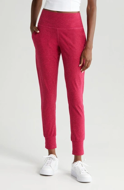 Shop Zella Restore Slim Fit Pocket Jogger In Pink Bright