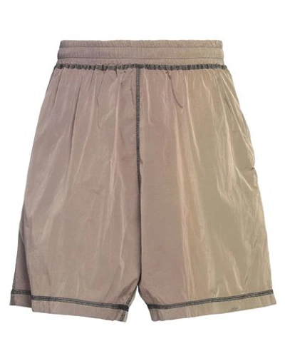 Shop Aries Man Shorts & Bermuda Shorts Light Brown Size M Polyamide In Beige