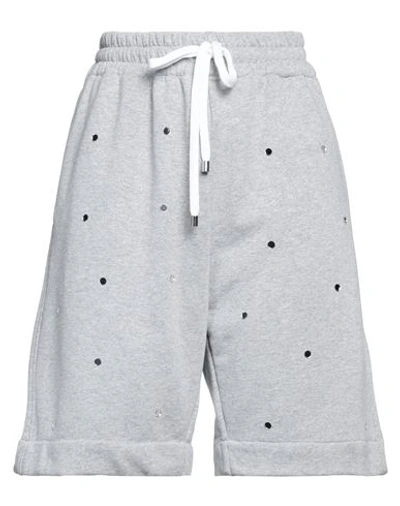 Amen Woman Shorts & Bermuda Shorts Light Grey Size S Cotton, Polyester In Grey