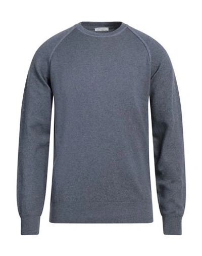 Shop Boglioli Man Sweater Blue Size M Cotton, Cashmere, Silk