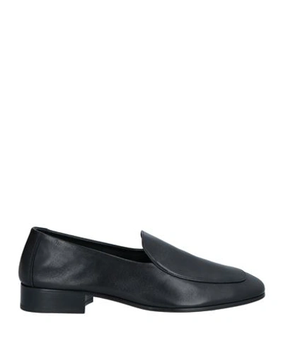 Sandro Man Loafers Black Size 11 Leather In Black