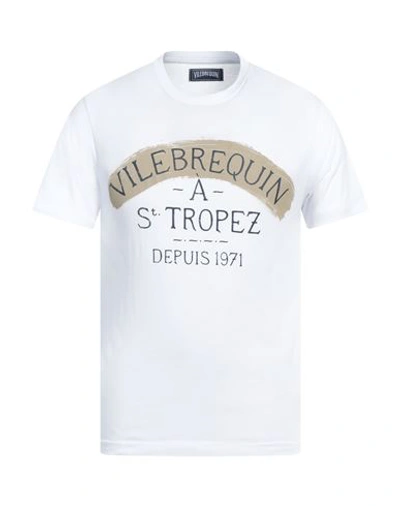 Vilebrequin Man T-shirt White Size 3xl Cotton In White