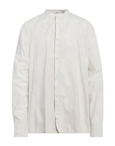Shop Daub Man Shirt Beige Size 44 Cotton