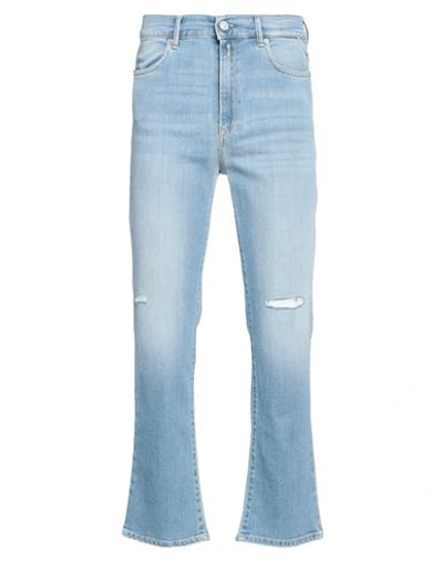 Shop Replay Man Jeans Blue Size 30 Cotton, Elastane