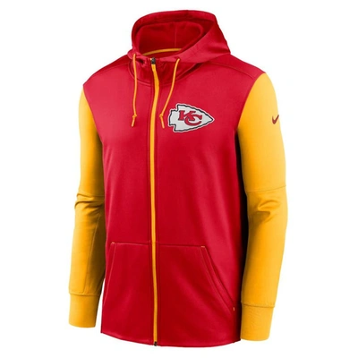 Shop Nike Red Kansas City Chiefs Performance Full-zip Hoodie