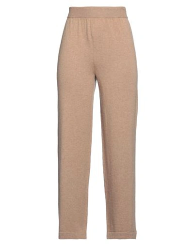 Shop Barrie Woman Pants Sand Size L Cashmere In Beige
