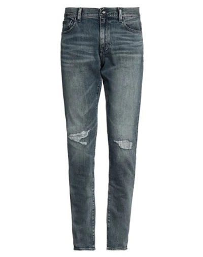 Shop Armani Exchange Man Jeans Blue Size 31 Cotton, Polyester, Elastane