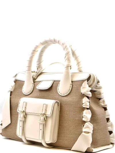 Chloé Leather Bag In White