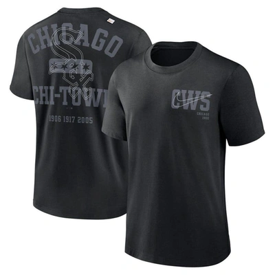 Shop Nike Black Chicago White Sox Statement Game Over T-shirt