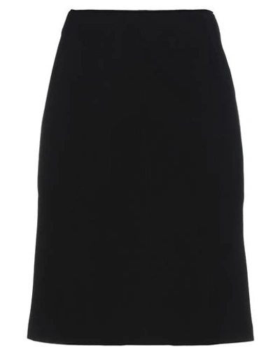 Shop Arj By Anna Rachele Woman Midi Skirt Black Size 12 Viscose, Polyamide, Elastane