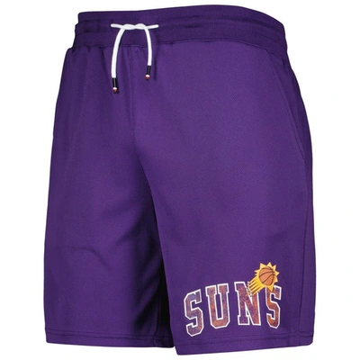 Shop Tommy Jeans Purple Phoenix Suns Mike Mesh Basketball Shorts