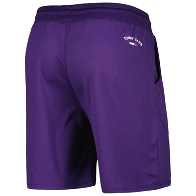 Shop Tommy Jeans Purple Phoenix Suns Mike Mesh Basketball Shorts