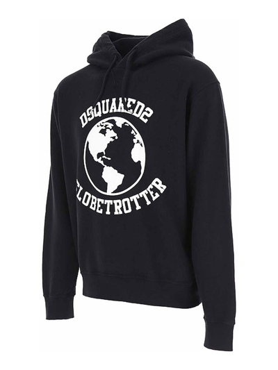 Shop Dsquared2 Cotton Sweatshirt In Negro