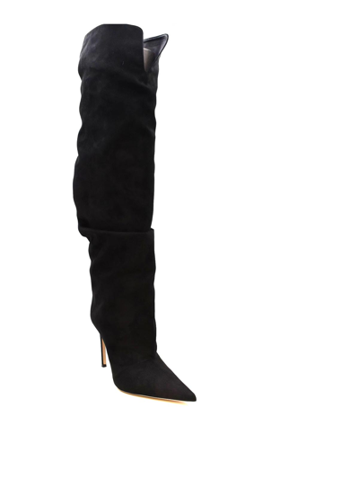 Shop Giuseppe Zanotti Leather Boots In Negro