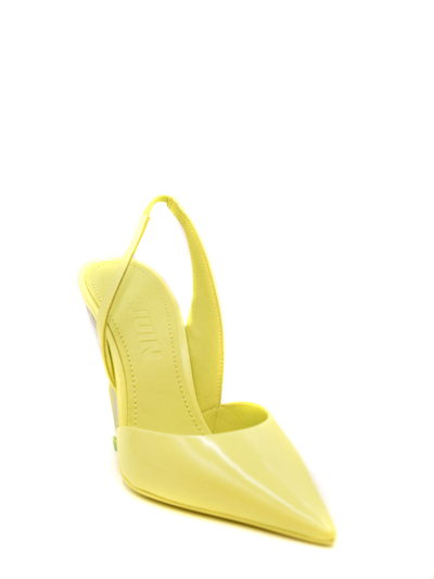 Shop 3juin Leather Sandals In Yellow