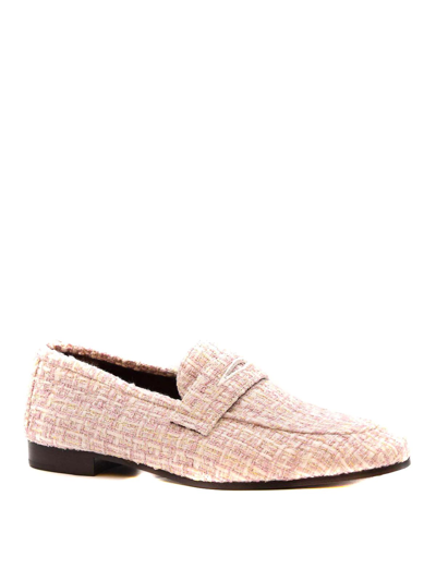 Shop Bougeotte Leather Loafers In Pink