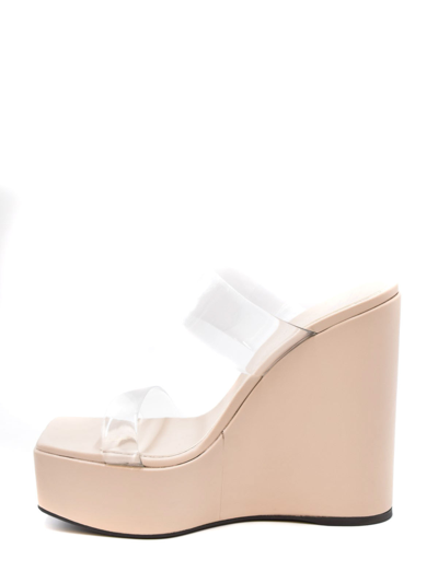 Shop Giuseppe Zanotti Leather Sandals In Beis
