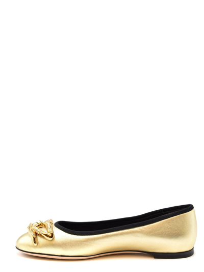 Giuseppe Zanotti Bailarinas - Dorado In Gold