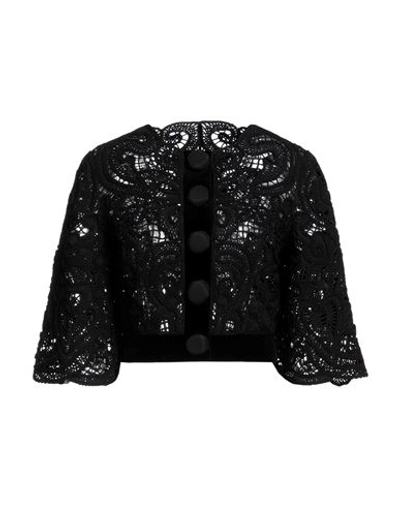 Shop Dolce & Gabbana Woman Blazer Black Size 12 Polyester, Cotton, Viscose