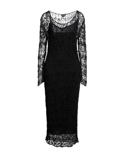 Shop Tom Ford Woman Maxi Dress Black Size M Acetate
