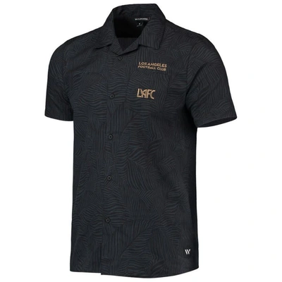 Shop The Wild Collective Black Lafc Abstract Palm Button-up Shirts