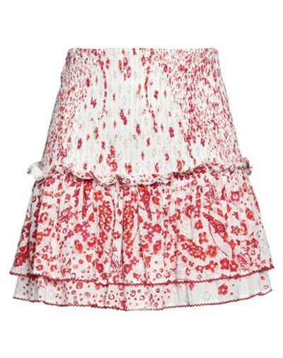 Shop Poupette St Barth Woman Mini Skirt White Size L Viscose