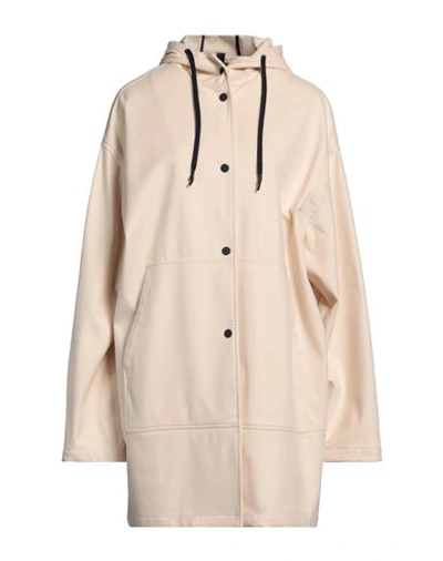 Sorelle Seclì Woman Coat Cream Size 8 Cashmere In White