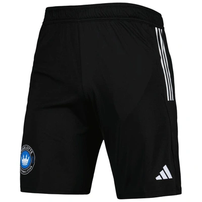 Shop Adidas Originals Adidas Black Charlotte Fc 2023 On-field Aeroready Training Shorts