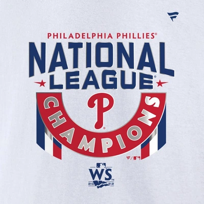 Shop Fanatics Branded White Philadelphia Phillies 2022 National League Champions Locker Room T-shirt