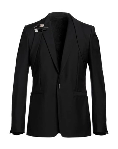 Shop Givenchy Man Blazer Black Size 42 Wool, Mohair Wool
