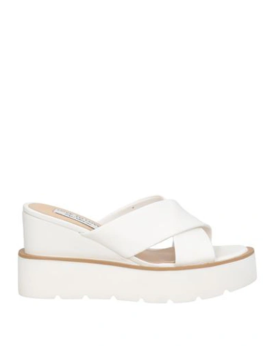 Shop Gai Mattiolo Woman Sandals White Size 8 Leather