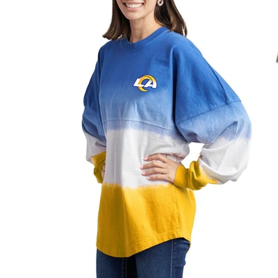 Shop Fanatics Branded Royal Los Angeles Rams Super Bowl Lvi Champions Ombre Long Sleeve T-shirt