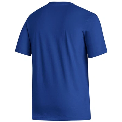 Shop Adidas Originals Adidas Royal New York Rangers Reverse Retro 2.0 Fresh Playmaker T-shirt