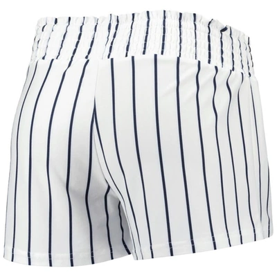 Shop Concepts Sport White New York Yankees Reel Pinstripe Sleep Shorts