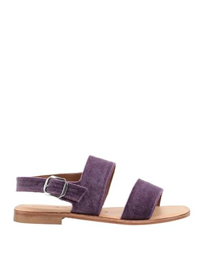 Shop Stringart Woman Sandals Purple Size 8 Textile Fibers