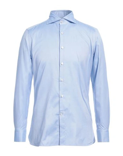 Shop Sonrisa Man Shirt Light Blue Size 17 ½ Supima