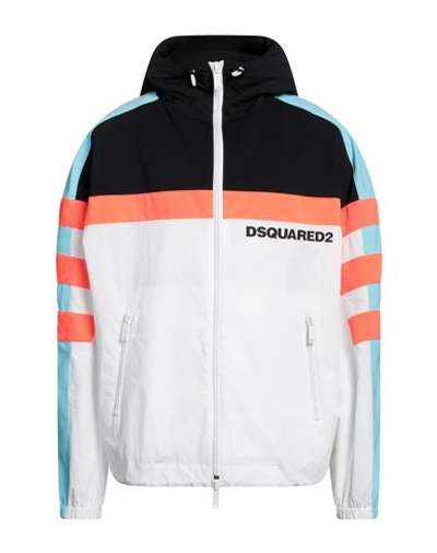 Shop Dsquared2 Man Jacket Black Size 44 Cotton, Elastane, Polyamide