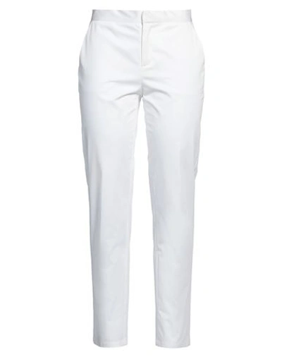Shop Barba Napoli Woman Pants White Size 10 Cotton, Elastane