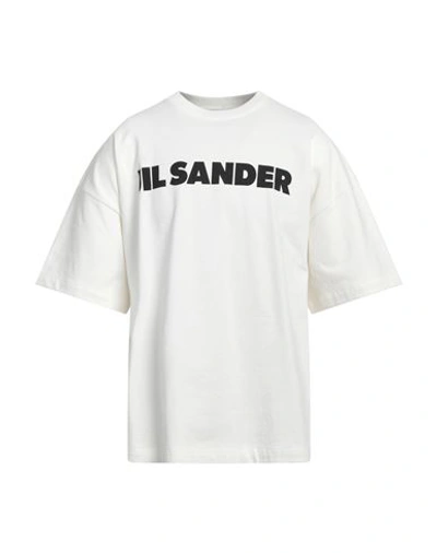 Shop Jil Sander Man T-shirt White Size L Cotton