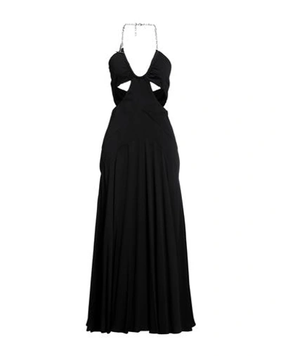 Shop Dsquared2 Woman Maxi Dress Black Size 6 Acetate, Silk