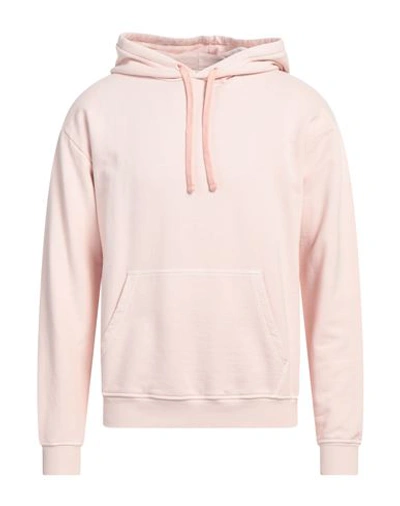 Shop Boglioli Man Sweatshirt Light Pink Size M Cotton