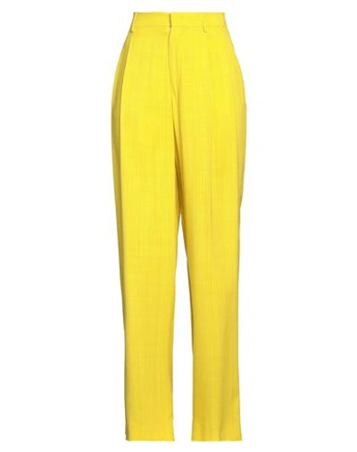 Shop Tagliatore 02-05 Woman Pants Yellow Size 4 Viscose, Polyamide, Lyocell