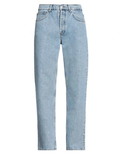Sandro Man Denim Pants Blue Size 33 Cotton In Blue