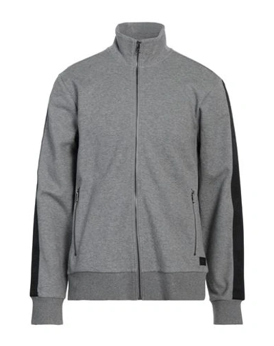 Shop Michael Kors Mens Man Sweatshirt Grey Size L Cotton, Polyester