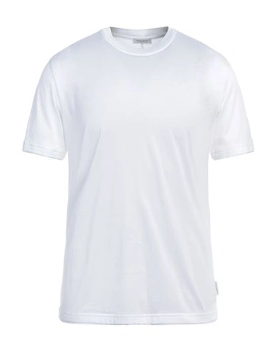 Shop Paolo Pecora Man T-shirt White Size M Cotton
