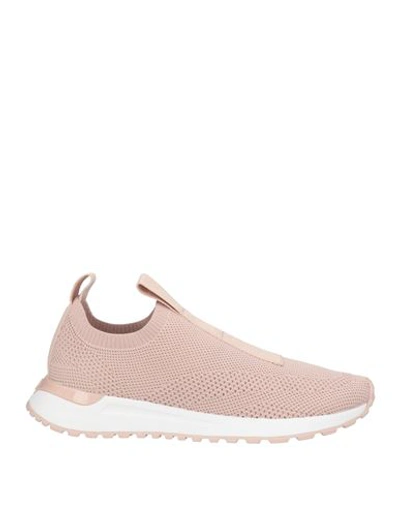 Shop Michael Michael Kors Woman Sneakers Pink Size 8 Textile Fibers
