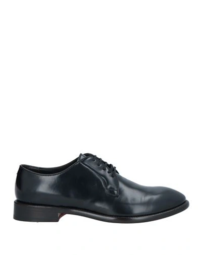 Shop Lo.white Lo. White Man Lace-up Shoes Black Size 8 Leather